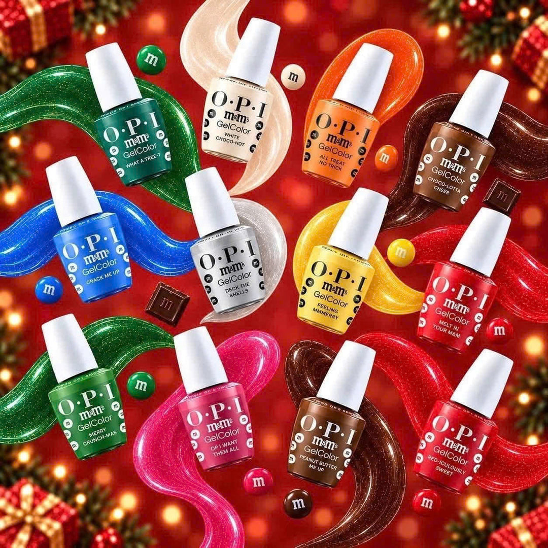 OPI x M&M's Intelli Gel Polish Sweeten Your Mani Collection | 12 Pieces