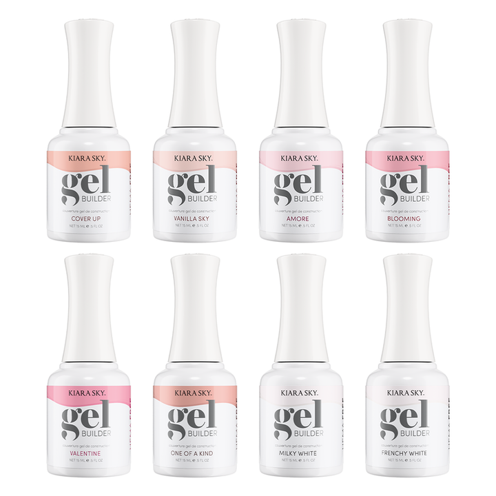 Kiara Sky Gel Builders HEMA-Free Full Collection (8 Shades)
