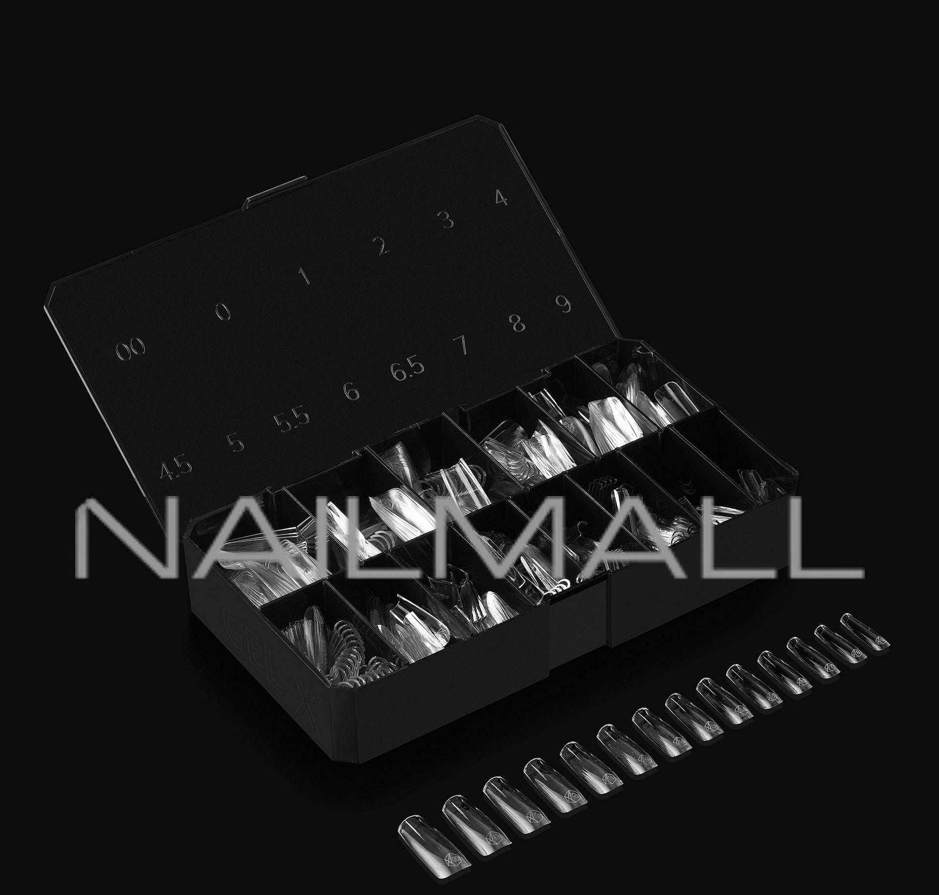 Gel-X Natural Square Long 2.0 Box of Tips 14 sizes