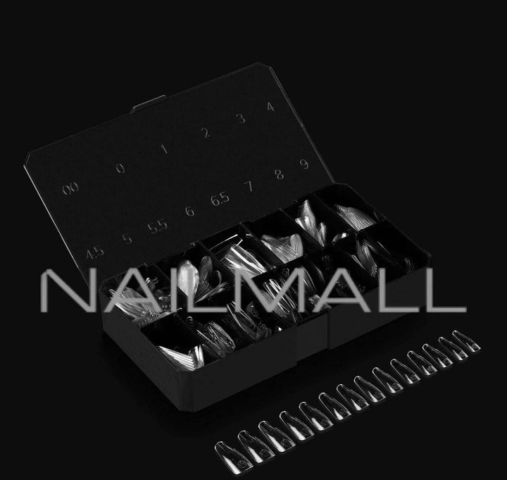 Gel-X Sculpted Coffin Long 2.0 Box of Tips 14 sizes 