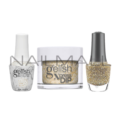 Gelish	Core	GEL, Polish and	Dip Trio	All That Glitters is Gold	1620947	1110947	3110947 