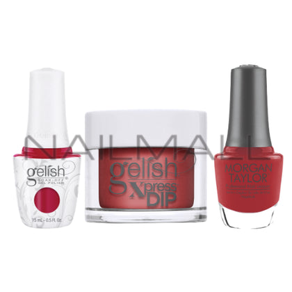 Gelish	Core	GEL, Polish and	Dip Trio	Hot Rod Red	1620861	1110861	3110861 