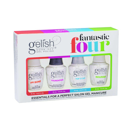 Gelish Fantastic Four Gel Polish Essentials Kit Starter Kit