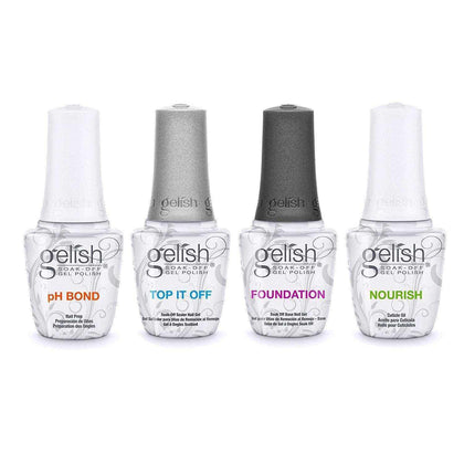 Gelish Fantastic Four Gel Polish Essentials Kit Starter Kit