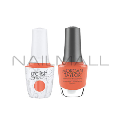 Gelish	Feel the Vibes	Polish and	Gel Duo	Matching Gel and Polish	Orange Crush Blush	1110425	3110425 