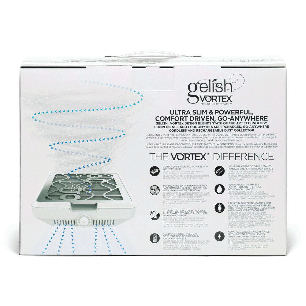 Gelish Vortex Portable & Rechargeable Nail Dust Collector 