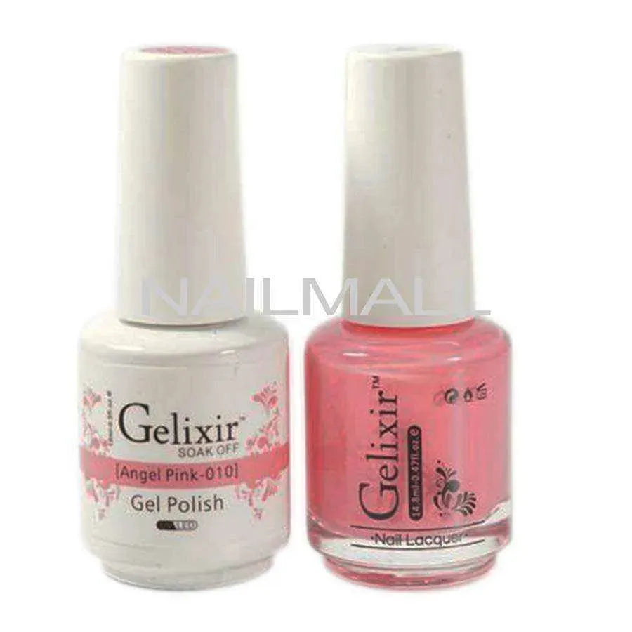 Gelixir - Matching Gel and Nail Lacquer - Angel Pink - #010 Duo - Gel & Lacquer Combo