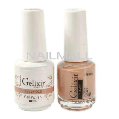 Gelixir - Matching Gel and Nail Lacquer - Bisque - #002 Duo - Gel & Lacquer Combo