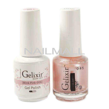 Gelixir - Matching Gel and Nail Lacquer - Blink Pink - #006 Duo - Gel & Lacquer Combo