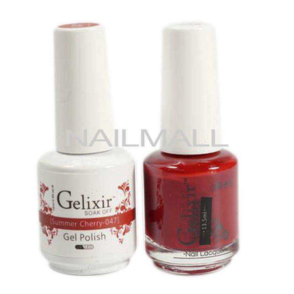 Gelixir - Matching Gel and Nail Lacquer - Blood Mary - #047 Duo - Gel & Lacquer Combo