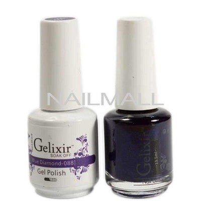 Gelixir - Matching Gel and Nail Lacquer - Blue Diamond - #088 Duo - Gel & Lacquer Combo