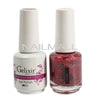 Gelixir - Matching Gel and Nail Lacquer - Bright Rose Red - #102