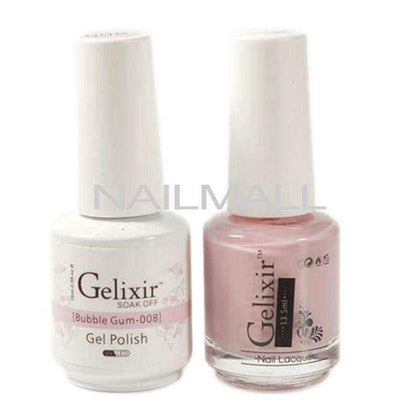 Gelixir - Matching Gel and Nail Lacquer - Bubble Gum - #008 nailmall