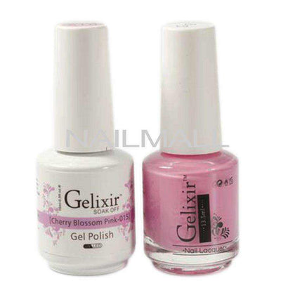 Gelixir - Matching Gel and Nail Lacquer - Cherry Blosson Pink - #015 Duo - Gel & Lacquer Combo