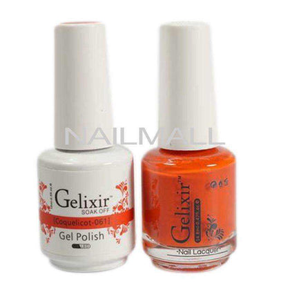 Gelixir - Matching Gel and Nail Lacquer - Coquelicot - #061 Duo - Gel & Lacquer Combo