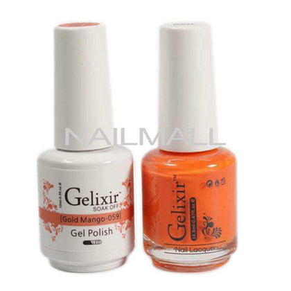 Gelixir - Matching Gel and Nail Lacquer - Gold Mango - #059 nailmall