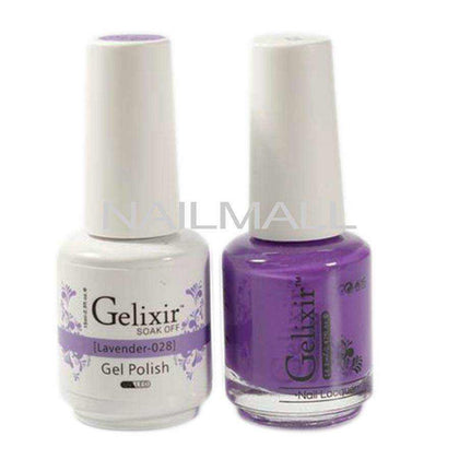 Gelixir - Matching Gel and Nail Lacquer - Lavender - #028 Duo - Gel & Lacquer Combo