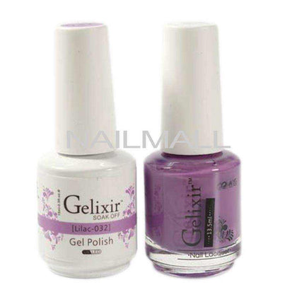 Gelixir - Matching Gel and Nail Lacquer - Lilac - #032 Duo - Gel & Lacquer Combo