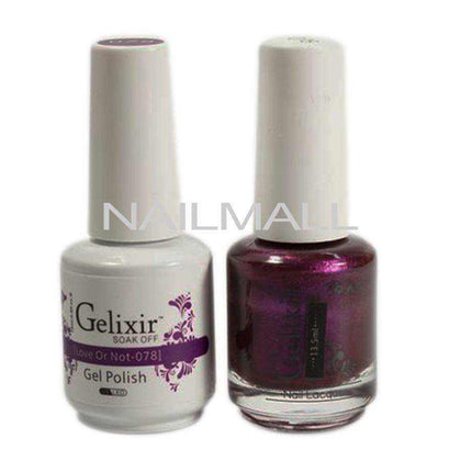 Gelixir - Matching Gel and Nail Lacquer - Love or Not - #078 Duo - Gel & Lacquer Combo