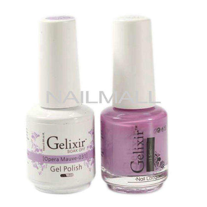 Gelixir - Matching Gel and Nail Lacquer - Opera Mauve - #031 Duo - Gel & Lacquer Combo