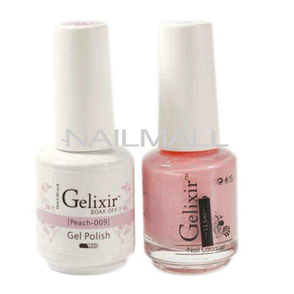 Gelixir - Matching Gel and Nail Lacquer - Peach - #009 nailmall