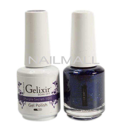 Gelixir - Matching Gel and Nail Lacquer - Purple Secret - #100 Duo - Gel & Lacquer Combo