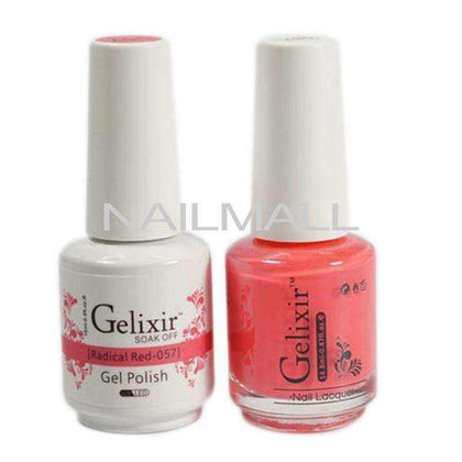 Gelixir - Matching Gel and Nail Lacquer - Radical Red - #057 nailmall
