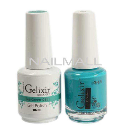 Gelixir - Matching Gel and Nail Lacquer - Sea Green - #083 nailmall