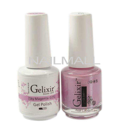Gelixir - Matching Gel and Nail Lacquer - Sky Magenta - #025 nailmall