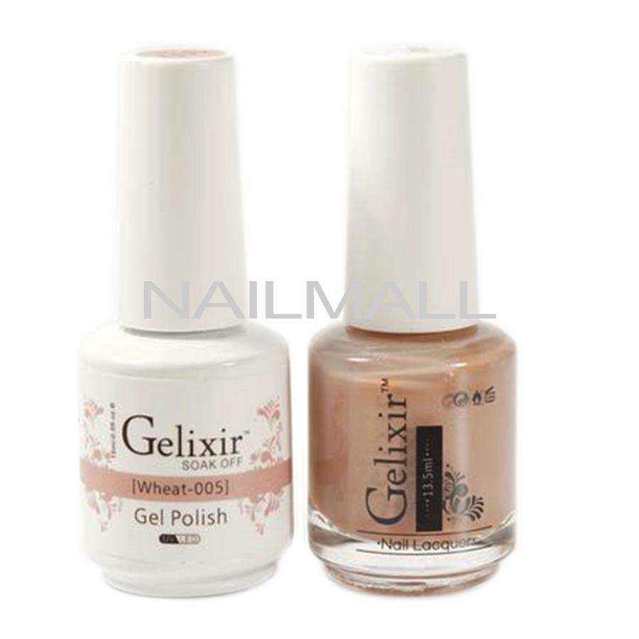 Gelixir - Matching Gel and Nail Lacquer - Wheat - #005