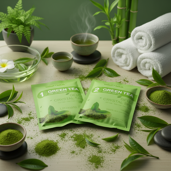 Biomax Gelli Crystal Spa Pedicure Set – Luxury 2-Step Foot Soak (Multiple Scents)