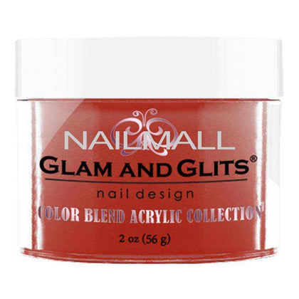 Glam and Glits - Color Blend Acrylic Powder - Caught Red Handed Blend - BL3042 Color Blend Acrylic Powder