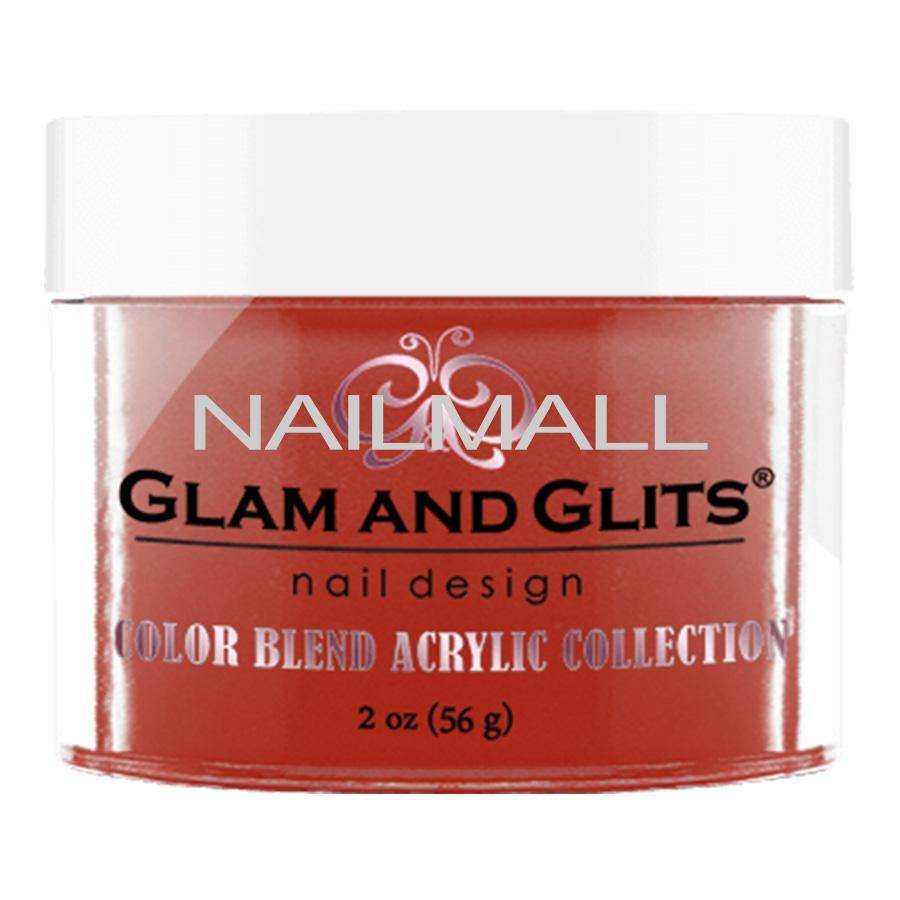 Glam and Glits - Color Blend Acrylic Powder - Caught Red Handed Blend - BL3042
