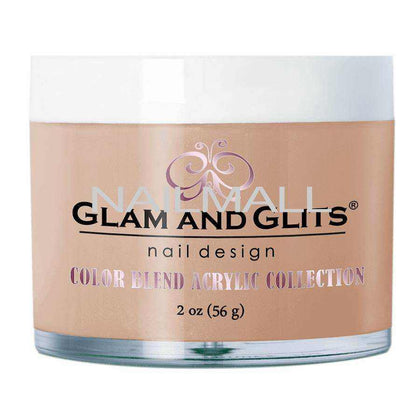 Glam and Glits - Color Blend Acrylic Powder - COVER - BARE WHITE - BL3049 Color Blend Acrylic Powder