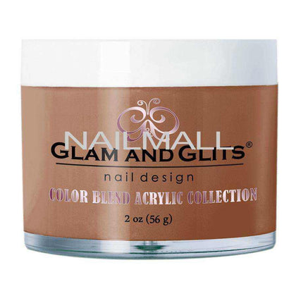 Glam and Glits - Color Blend Acrylic Powder - COVER - COCOA - BL3052 Color Blend Acrylic Powder