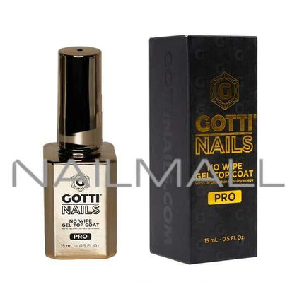 Gotti No Wipe Gel Top Coat - Super Slick - New and Improved Formula. 