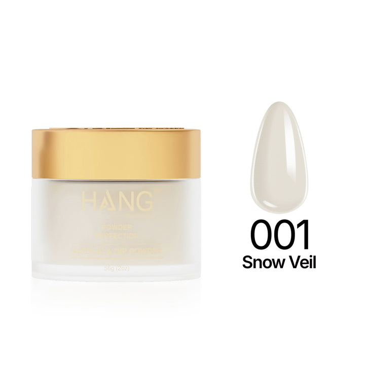 001 Snow Veil - Moonlight Dip Powder- Hang Nail Product Dip Powder