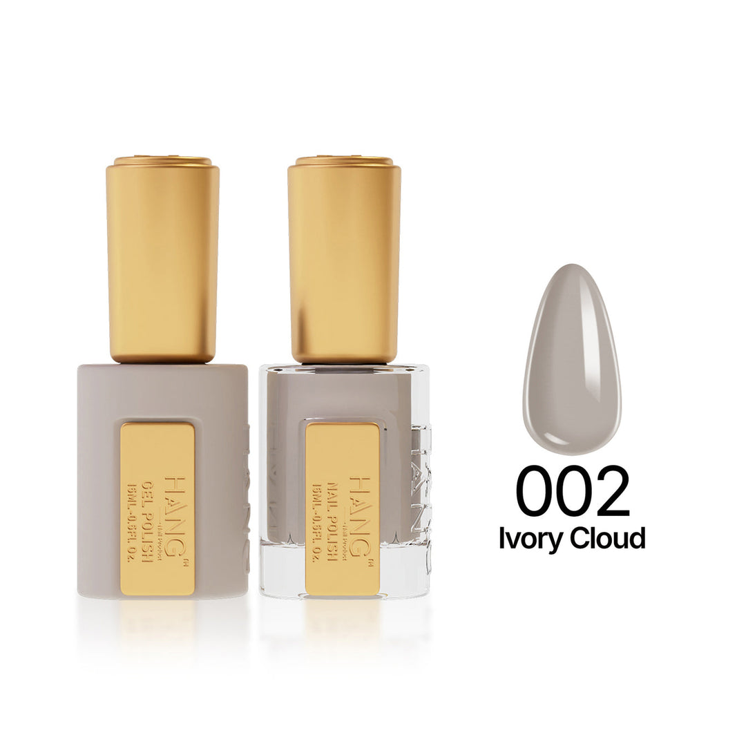002 Ivory Cloud - Moonlight Duo - Hang Nail Product Duo Matching Set