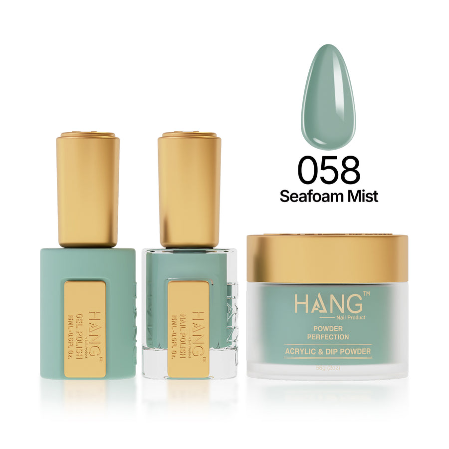 058 Seafoam Mist - Moonlight Trio - Hang Nail Product Trio Matching Set