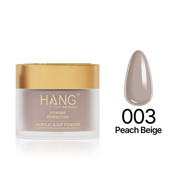 003 Peach Beige - Moonlight Dip Powder- Hang Nail Product Dip Powder