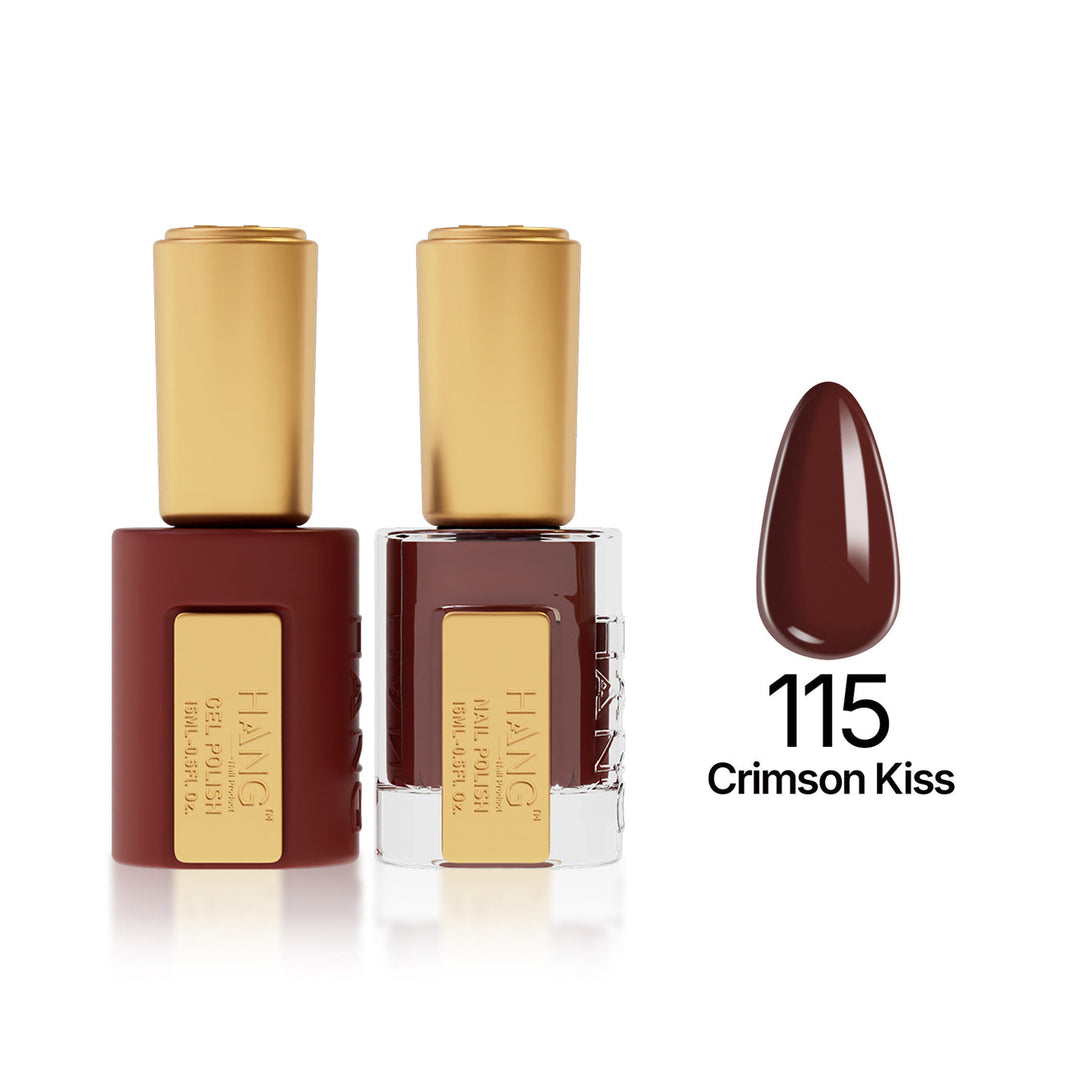 115 Crimson Kiss - Moonlight Duo - Hang Nail Product Duo Matching Set