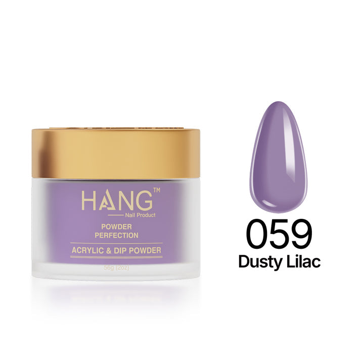 059 Dusty Lilac - Moonlight Dip Powder- Hang Nail Product Dip Powder
