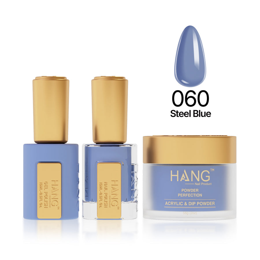 060 Steel Blue - Moonlight Trio - Hang Nail Product Trio Matching Set