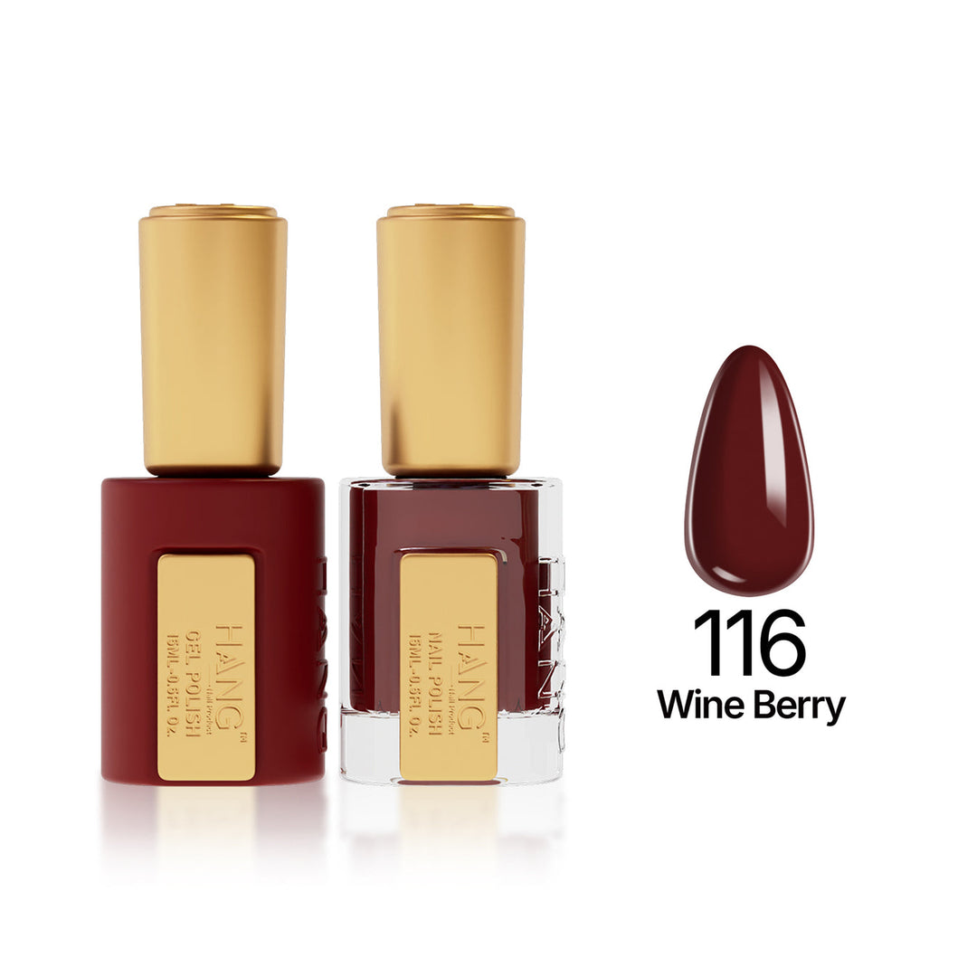 116 Wine Berry - Moonlight Duo - Hang Nail Product Duo Matching Set