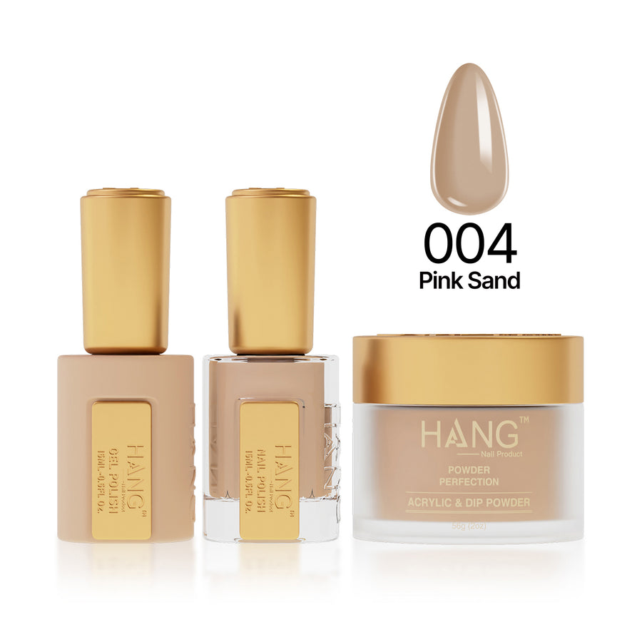 004 Pink Sand - Moonlight Trio - Hang Nail Product Trio Matching Set