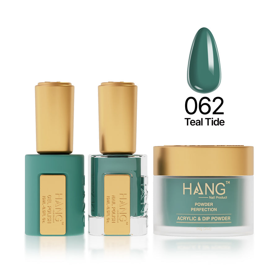 062 Teal Tide - Moonlight Trio - Hang Nail Product Trio Matching Set
