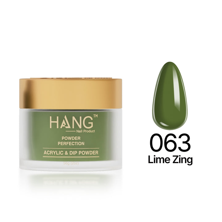 063 Lime Zing - Moonlight Dip Powder- Hang Nail Product Dip Powder