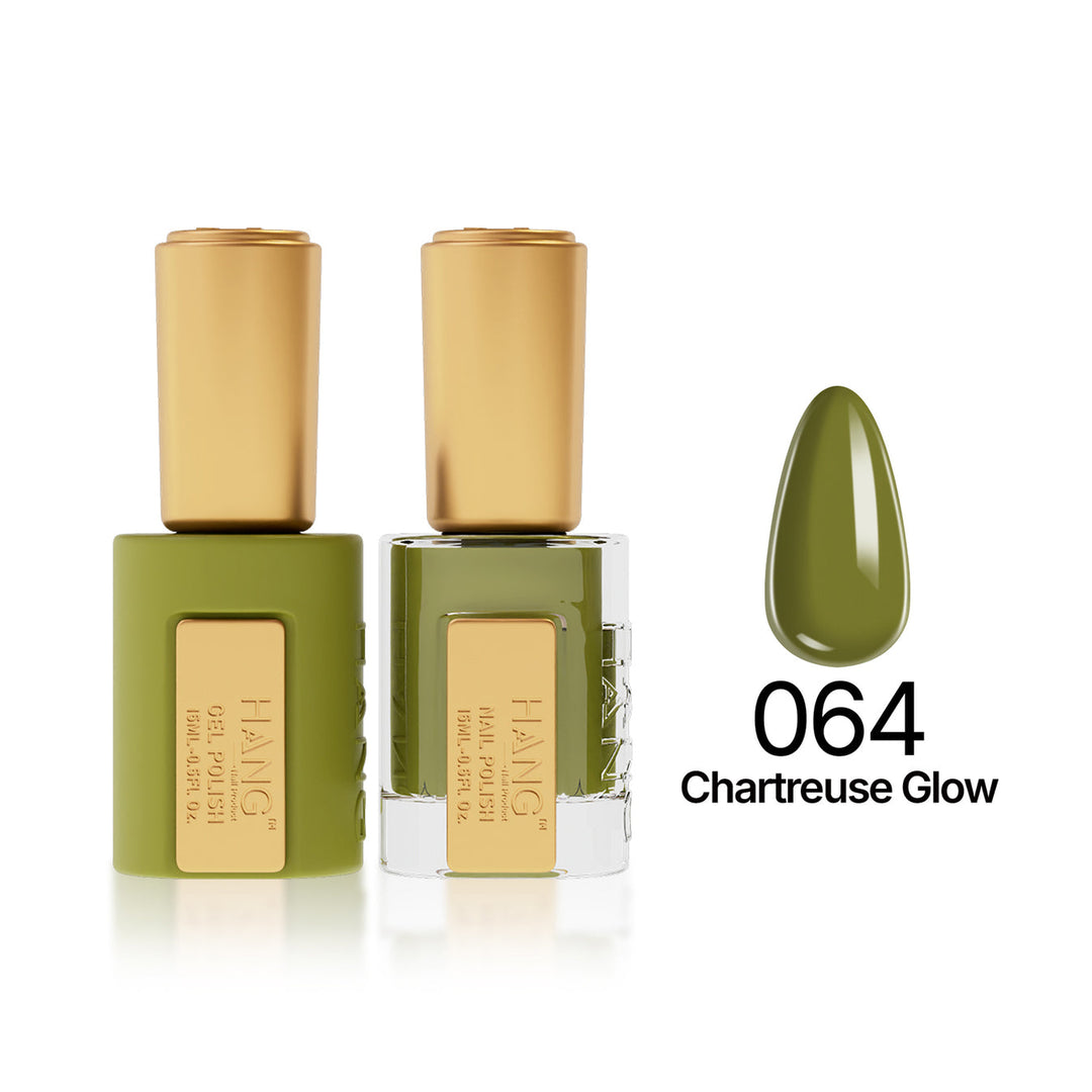 064 Chartreuse Glow - Moonlight Duo - Hang Nail Product Duo Matching Set