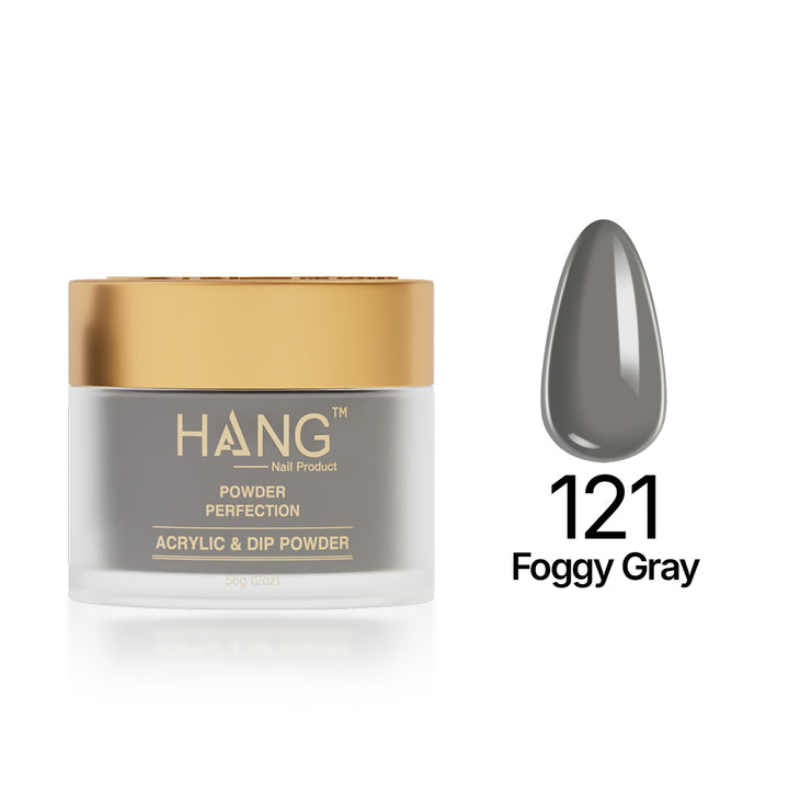 121 Foggy Gray - Moonlight Dip Powder- Hang Nail Product Dip Powder