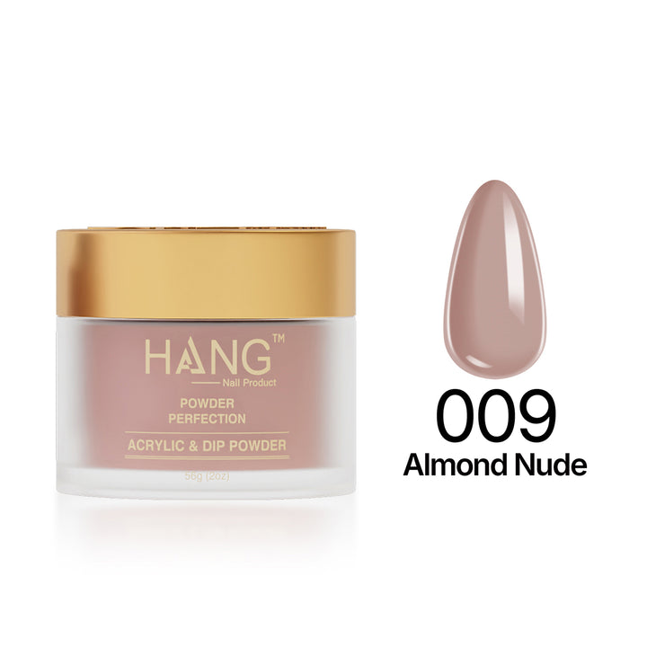009 Almond Nude - Moonlight Dip Powder- Hang Nail Product Dip Powder